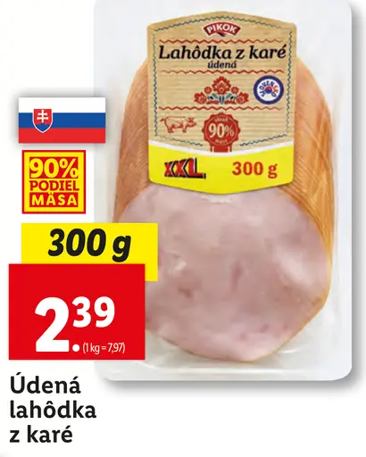 Údená lahôdka z karé