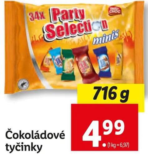 Čokoládové tyčinky