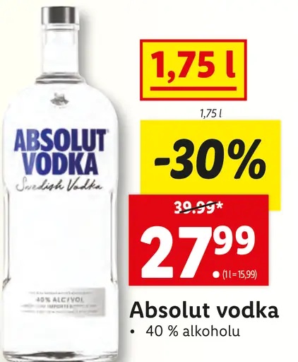 Absolut vodka