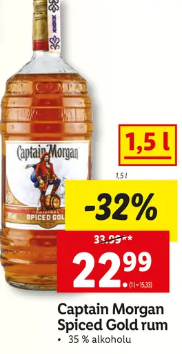 Captain Morgan Spiced Gold rum