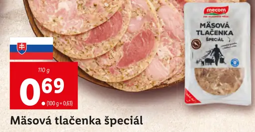 Mäso­vá tlačenka špe­ciál