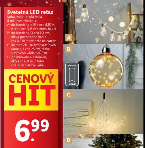 Svetelná LED reťaz