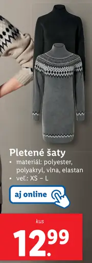 Pletené šaty