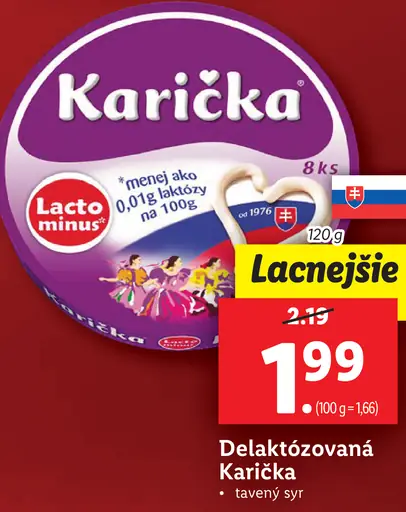 Delaktózovaná Karička