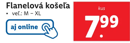 Flanelová košeľa