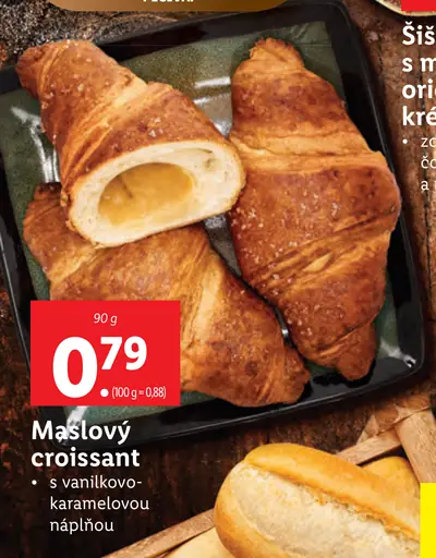 Maslový croissant