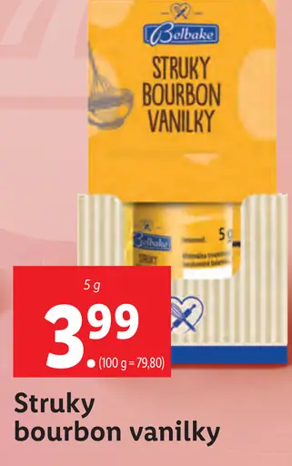 Struky bourbon vanilky