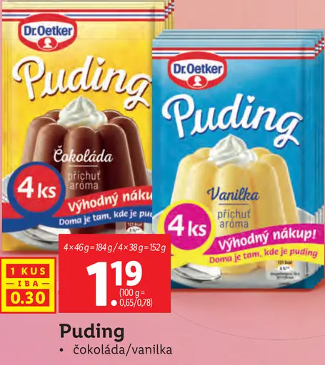 Puding Čokoláda