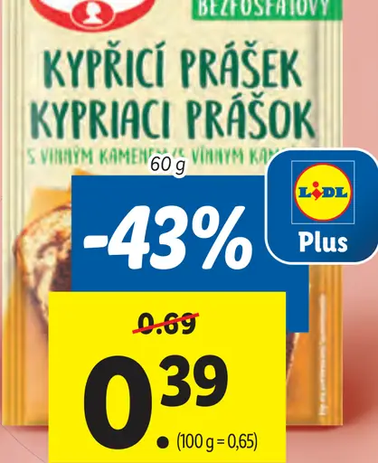 Kypriací prášok