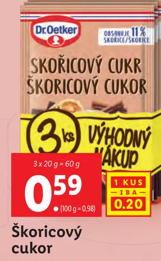 Škoricový cukor