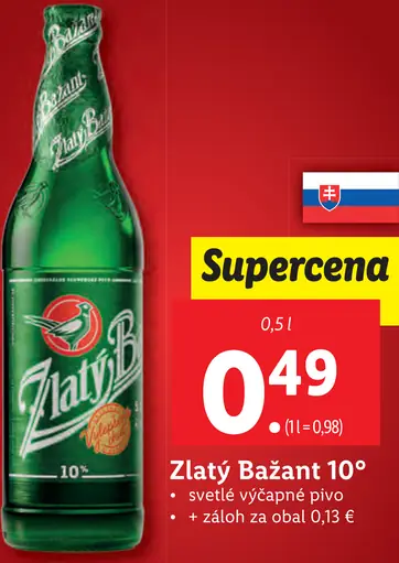 Zlatý Bažant 10°