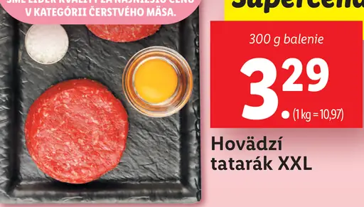 Hovädzí tatárak XXL