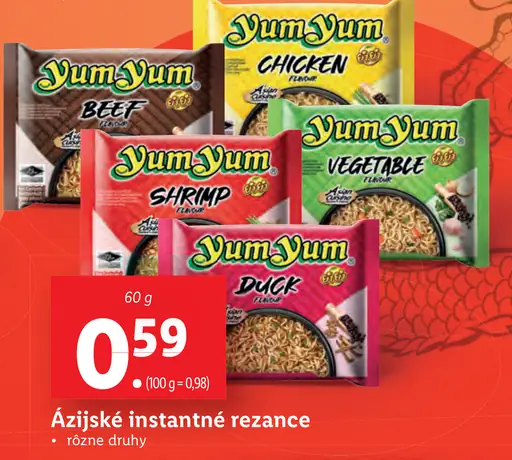 YumYum instantné rezance