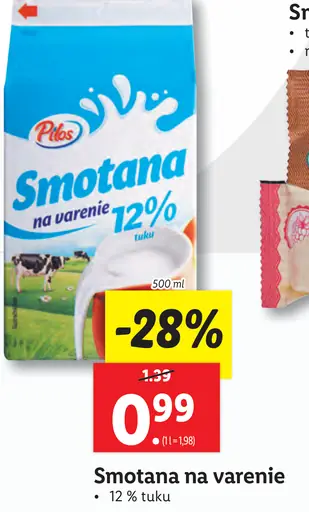 Smotana na varenie