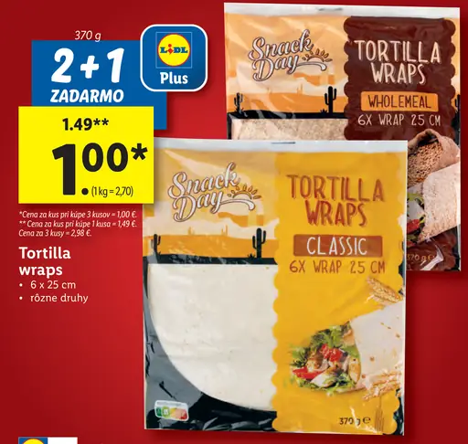 Tortilla wraps