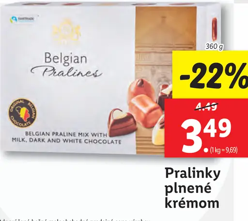 Pralinky krémom