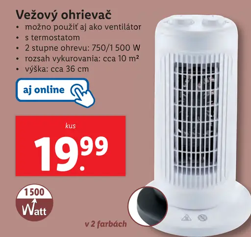 Vežový ohrievač