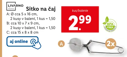 Sitko na čaj