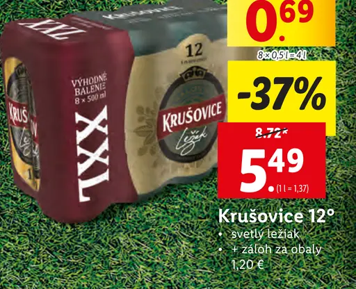 Krušovice 12°