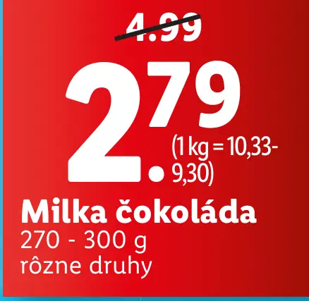 Milka čokoláda