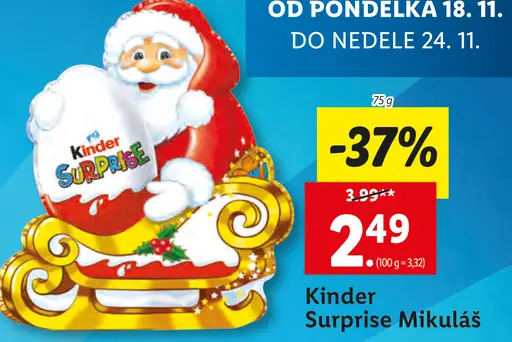 Kinder Surprise Mikuláš