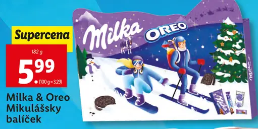 Milka & Oreo Mikulášsky balíček