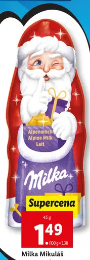 Milk Chocolate Santa