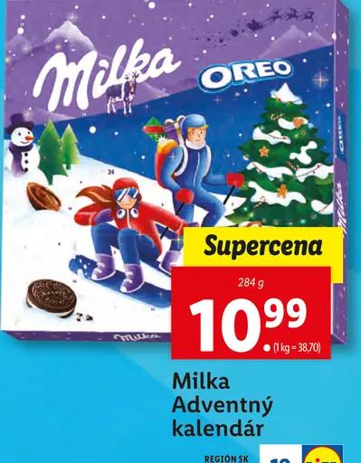 Milka Adventný kalendár