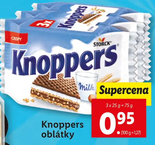 Knoppers obláčky