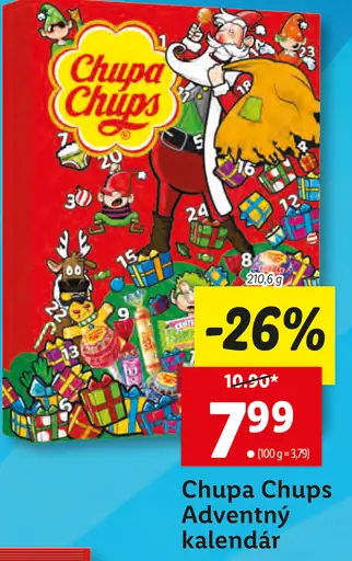 Chupa Chups Adventný kalendár