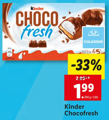 Kinder Choco fresh