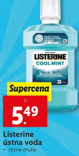 Listerine ústna voda