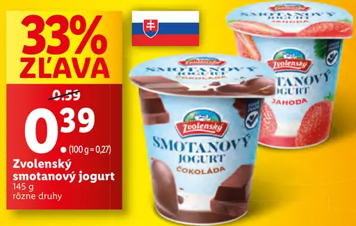 Zvolenský smotanový jogurt