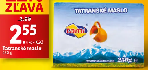 Tatranské maslo