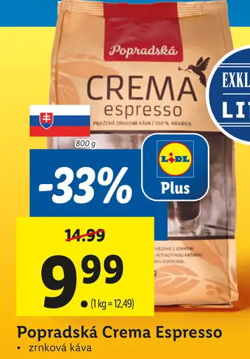 Popradská Crema Espresso