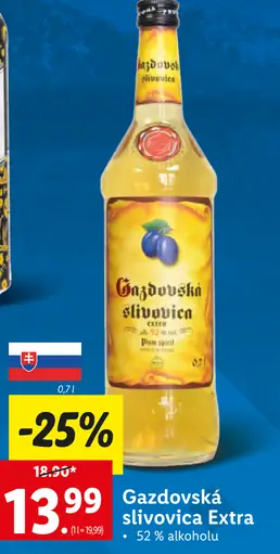 GAZDOVSKÁ SLIVOVICA EXTRA