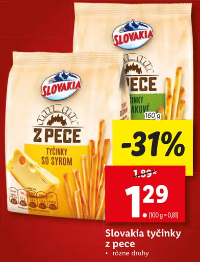 Tyčinky so syrom