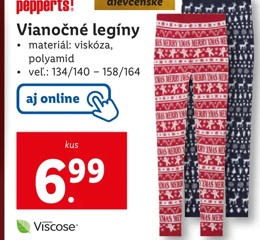 Vianočné legíny