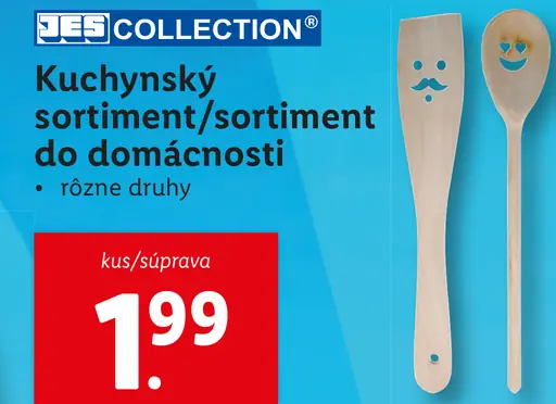 Kuchynský sortiment do domácnosti