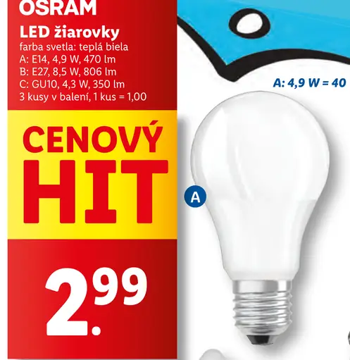 LED žiarovky