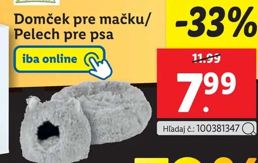 Domček pre mačku/Pelech pre psa