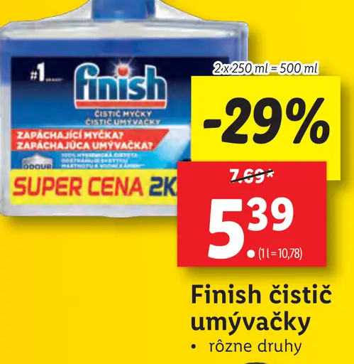 Finish čistič umývačky