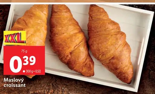 Maslový croissant