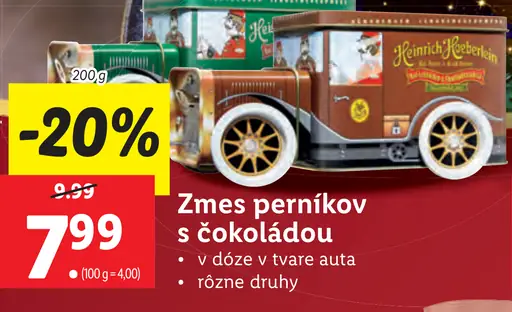 Zmes perníkov s čokoládou