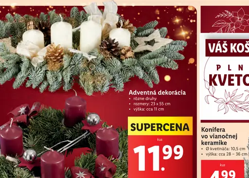 Adventná dekorácia