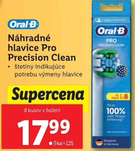 Náhradné hlavičky Pro Precision Clean