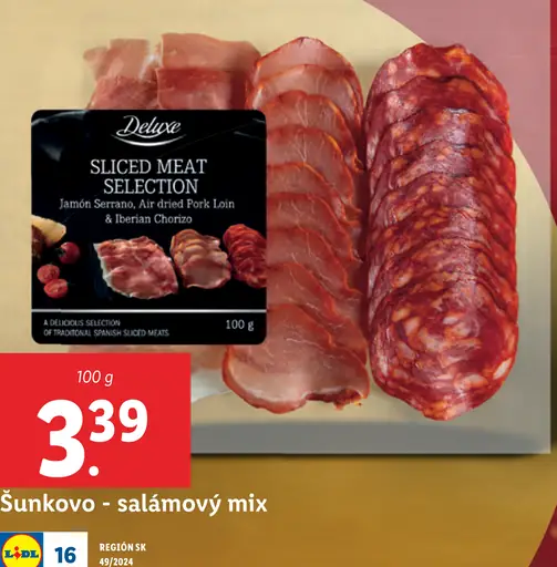 Šunkovo - salámový mix