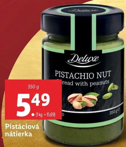 Pistáciová nátierka