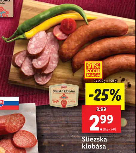 Sliezska klobása