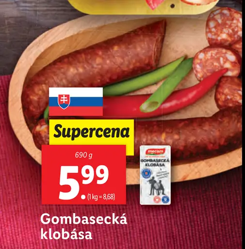 Gombasecká klobása